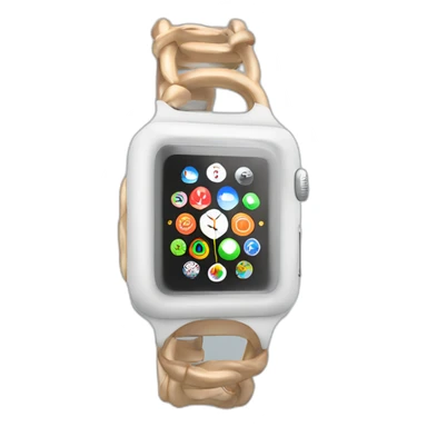 apple watch with milan loop  sticker