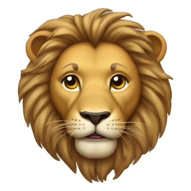 Lion avec noeuds sticker