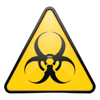 chemical weapons sign sticker