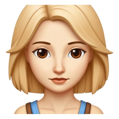 Canadian woman made of wood sticker