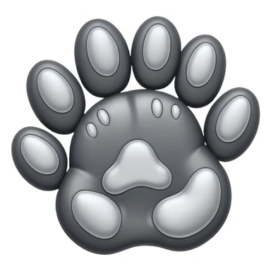 mac os icon paw cat sticker