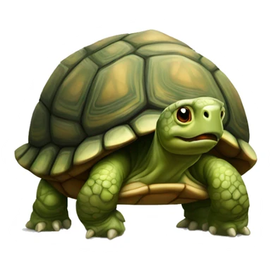Angry tortoise , the shell is a mushroom sticker