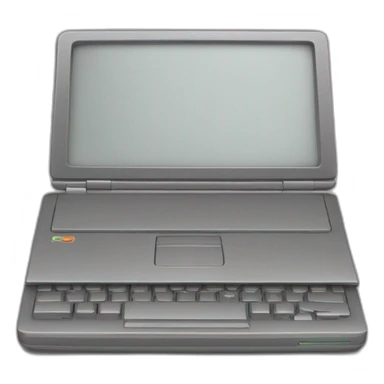 oldschool laptop sticker