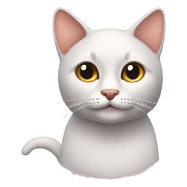 Gato con cachos sticker