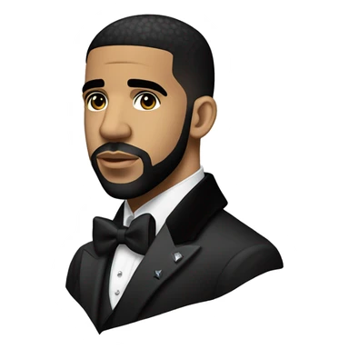 Iconic-style Candid Likeness Drake:

A suave figure with a clean-cut look, diamond studs, and a thoughtful expression. Known for his smooth charisma and introspective vibe, effortlessly blending style and emotion. sticker