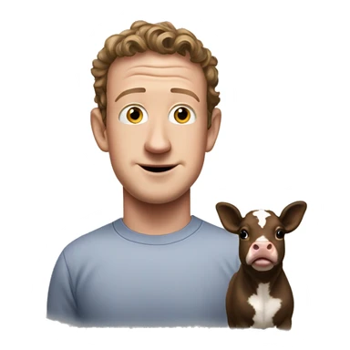 mark zuckerberg with cowbo sticker
