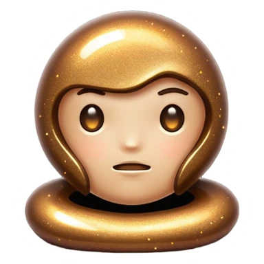 glitter poops brown cyberpunk sticker