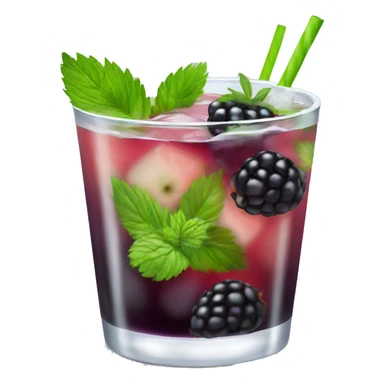 Blackberry mojito sticker