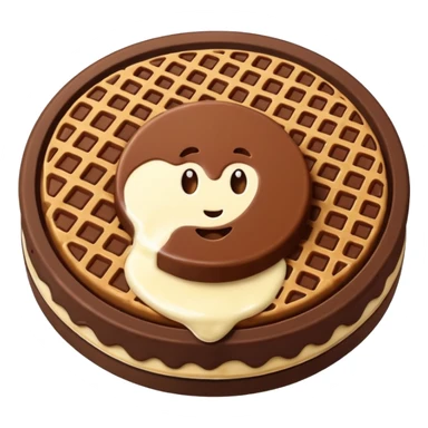 Reiswaffeln mit Vollmilchschokolade sticker