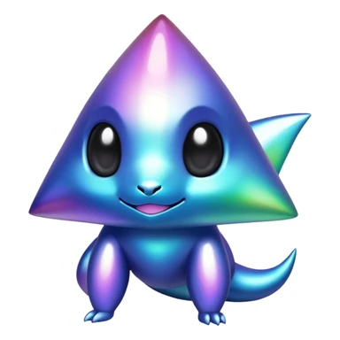  Iridescent black dark fakemon sticker