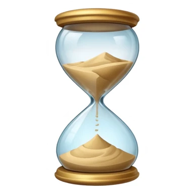hourglass sticker