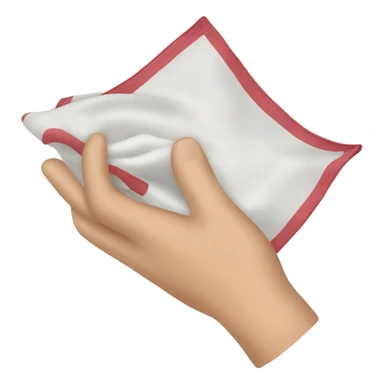 Handkerchief in hand sticker
