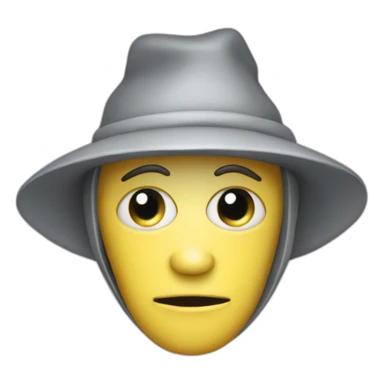 gray-alien-hat sticker