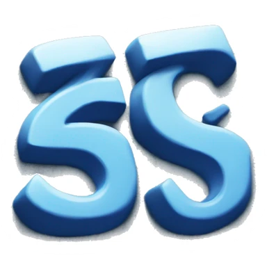 Numbers 26 In blue graffiti sticker