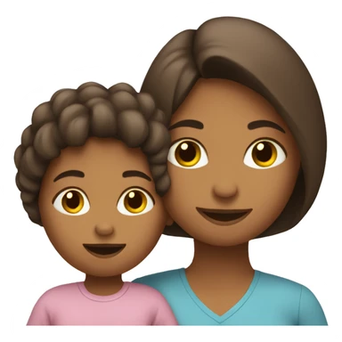 Mother with child sticker