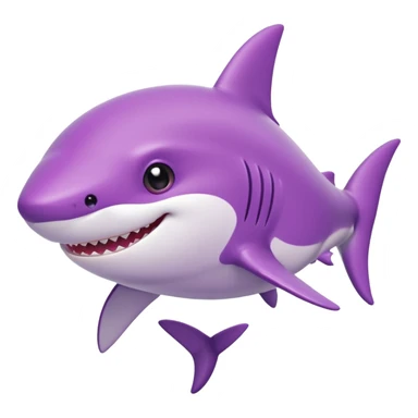 purple Baby Shark sticker
