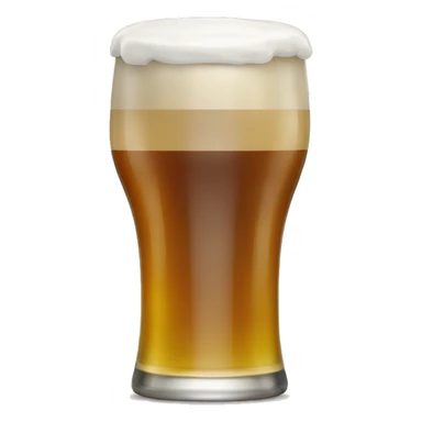 Half empty beer  sticker