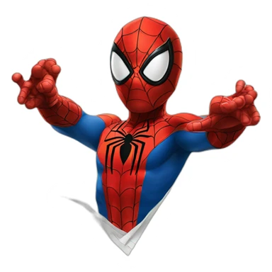 Spider Man avec une liasse de billet sticker