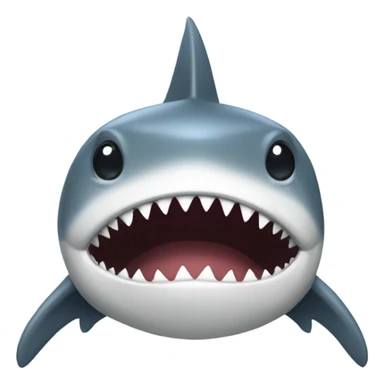 Shark wearing hoodie sticker