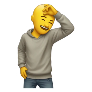 Personne qui dab sticker