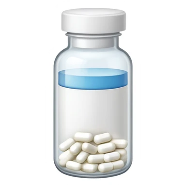 prescription medicine bottle with pill cap sticker