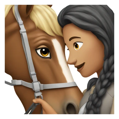 Horse whit a woman sticker
