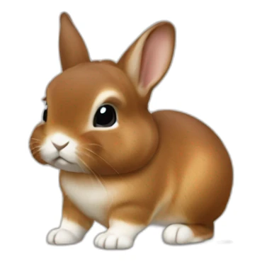 chesnut netherland dwarf sticker