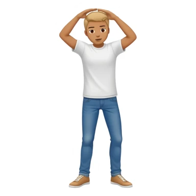 Una persona haciendo el dab  sticker