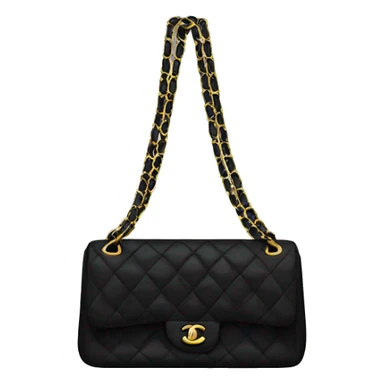 Black Chanel bag sticker