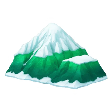 berg mit schnee andere seite grün Marokko sticker
