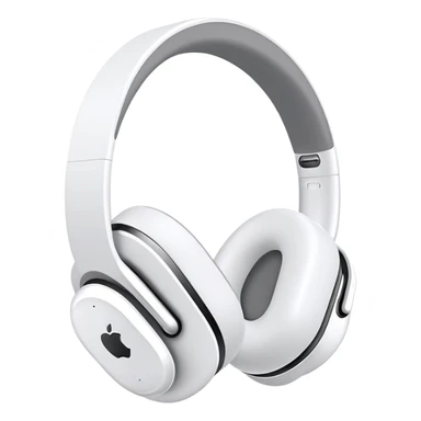 Um fone a Apple Air pods Max  sticker