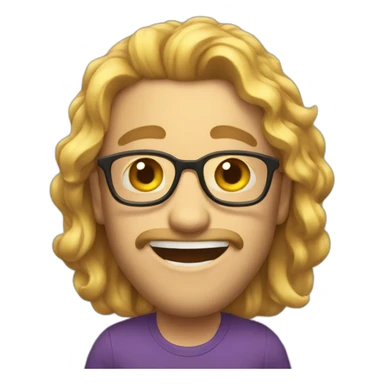 Emoji qui rigole sticker