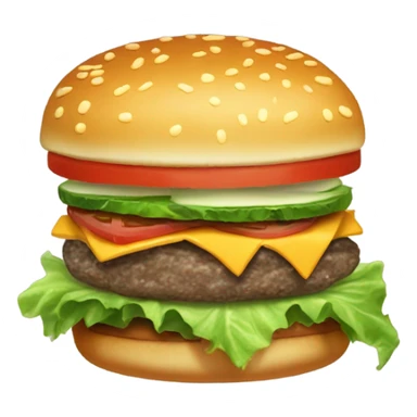Really yummy hamburger  sticker