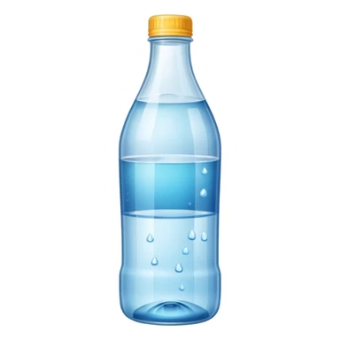 Botella de agua mineral sticker