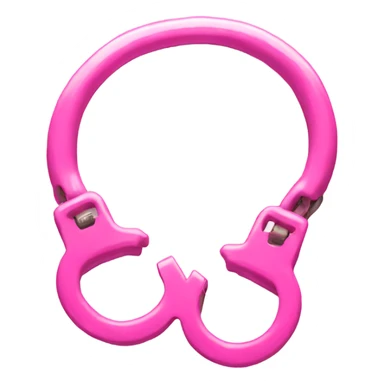 pink handcuffs sticker
