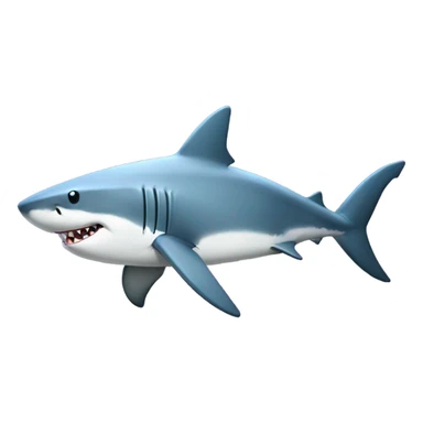 Shark with tank sticker
