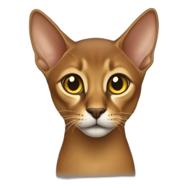 light abyssinian sticker