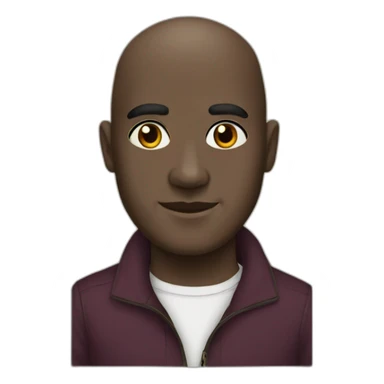 Maurice N Leacock bald, dark-skinned and 53 sticker