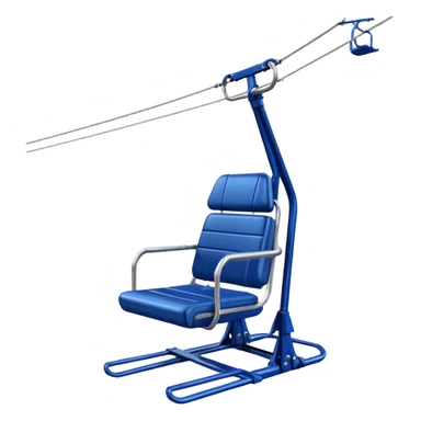 darkblue chairlift with the word: Lenk on it sticker