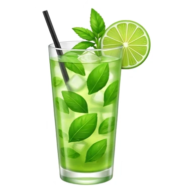 mojito emoji style sticker