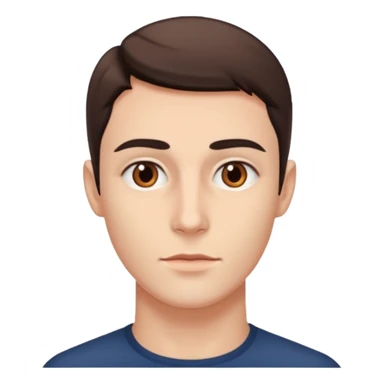 A person who has the sharpest jawline sticker