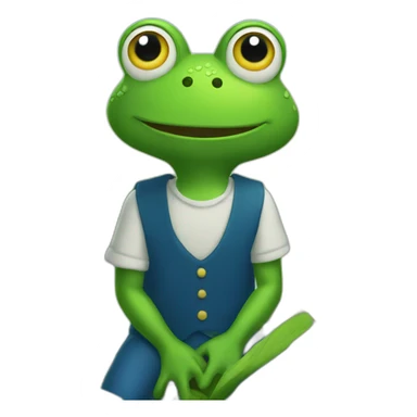 Froggy tales sticker