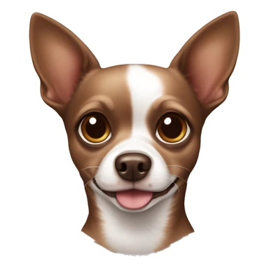 Dog,Chihuahua,chokolate Color  sticker