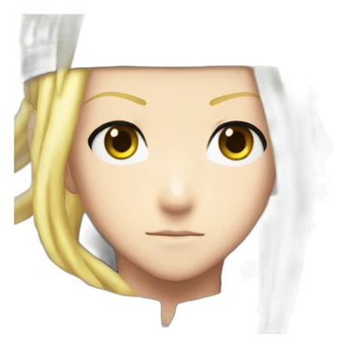 Naruto manga blond sticker