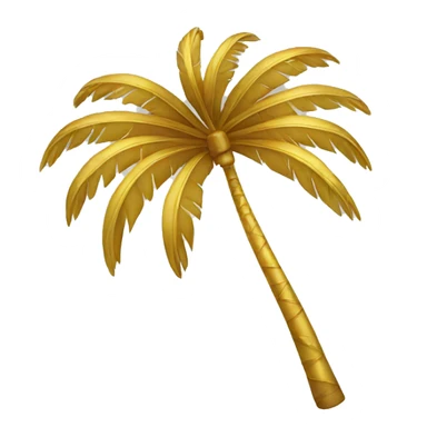 golden palm branch sticker