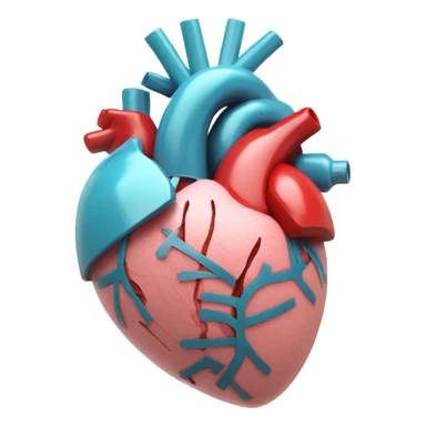 Heart with scalpel￼ sticker