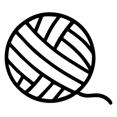 клубок минимализм sticker