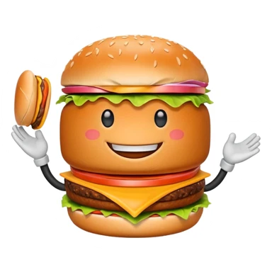 The Hungry Jack's Mascot sticker