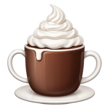 a hot cup of hot cocoa sticker