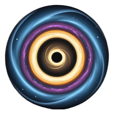 Black hole sticker
